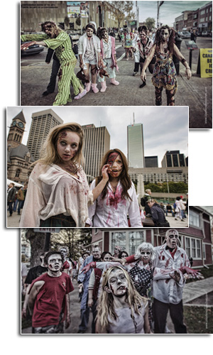 bullhorn media - SATURDAY OCTOBER 26. Toronto Zombie Walk 2013